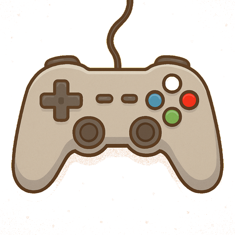 Game controller illustration